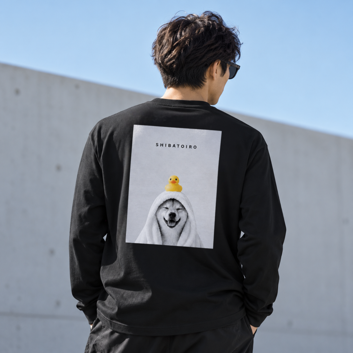 湯上がり気分 - ロングTシャツ