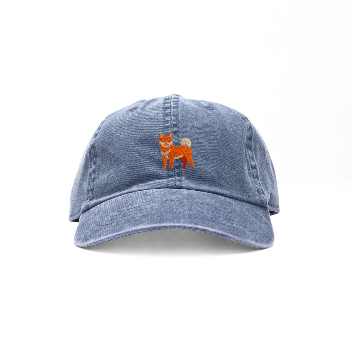 SHIBATOIROロゴ刺繍ピグメントキャップ - HINATA（陽向）
