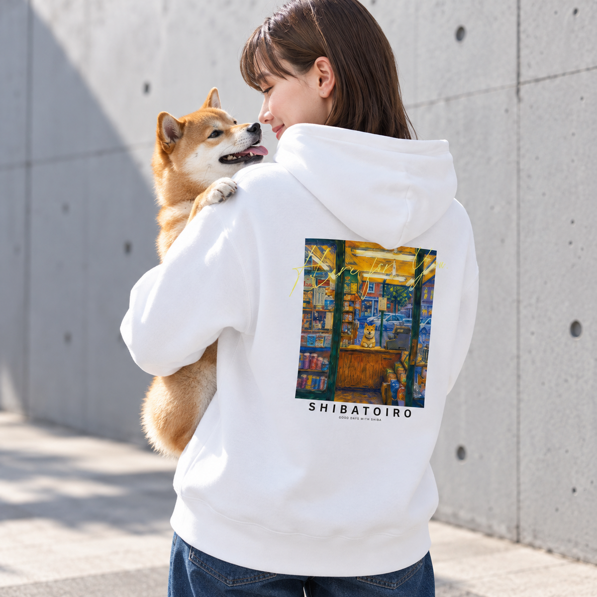 街角の看板犬 - パーカー