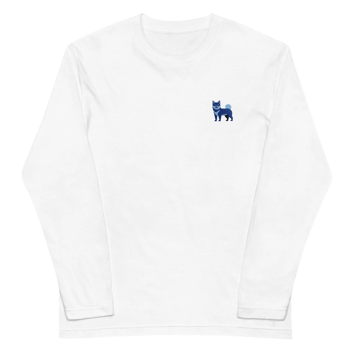 SHIBATOIROロゴ刺繍ロングTシャツ - YOI（宵）