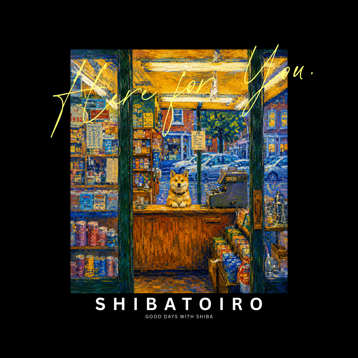 街角の看板犬 - パーカー
