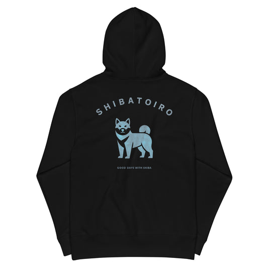 SHIBATOIROバックロゴパーカー