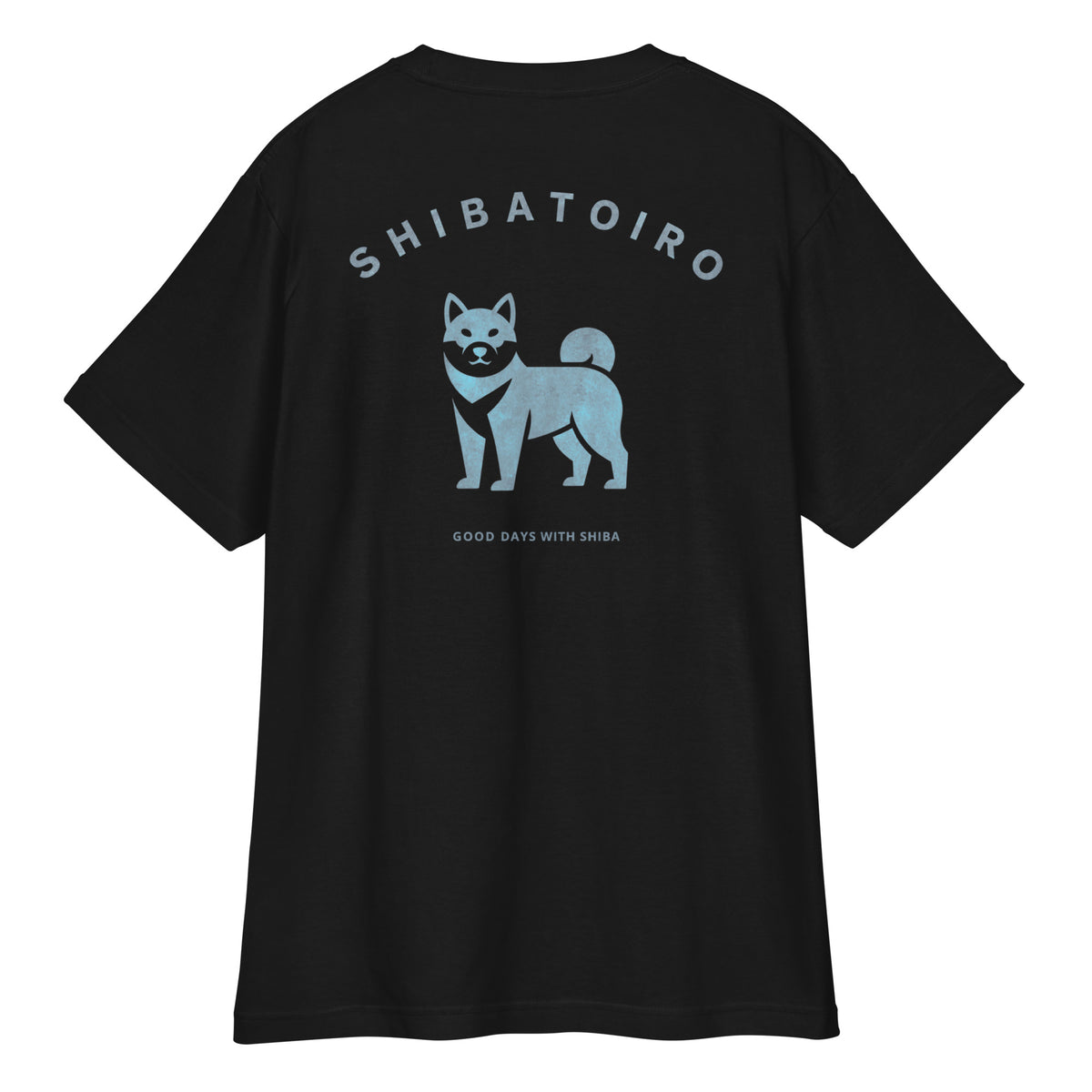SHIBATOIROバックロゴTシャツ