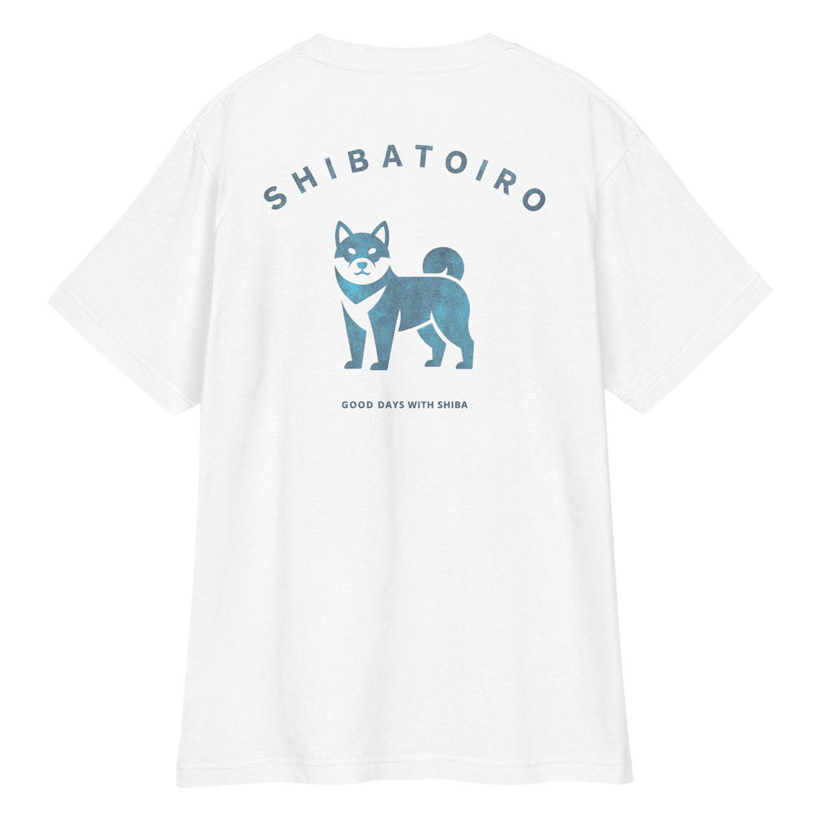 SHIBATOIROバックロゴTシャツ